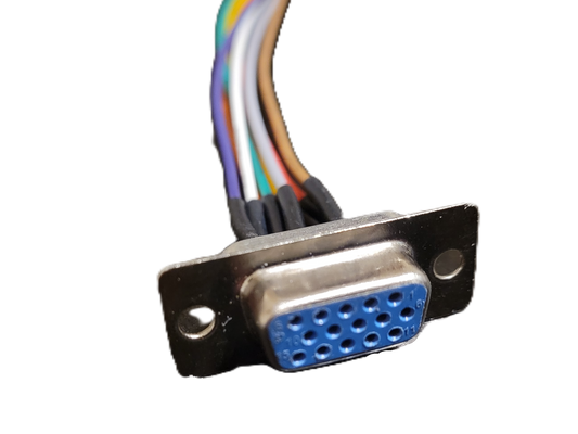 VGA Female to 10-PIN JST Female data cable
