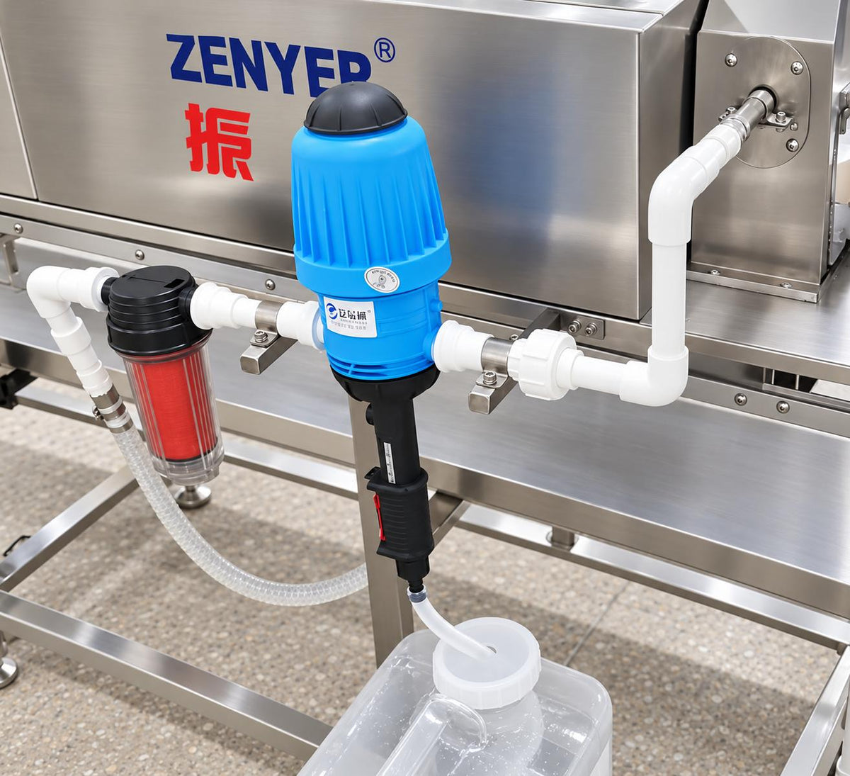 Sanitizer Doser Assembly